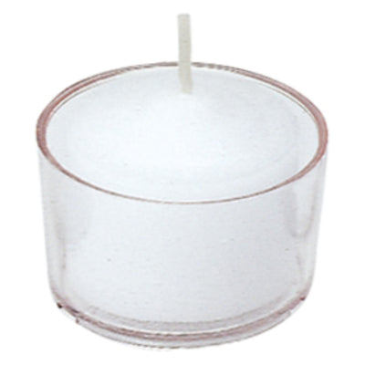 キャンドル 6個入り クリアカップ ティーライトキャンドル 燃焼時間5時間