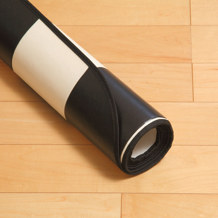 ラグ182×182cmラグマットチェッカー既製サイズ