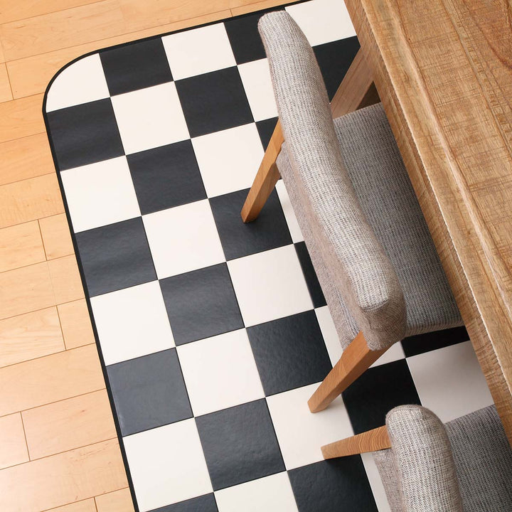 ラグ182×300cmラグマットチェッカー既製サイズ