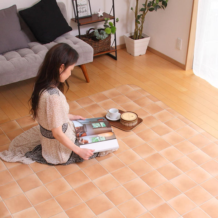 ラグ182×230cmラグマットテラコッタ既製サイズ