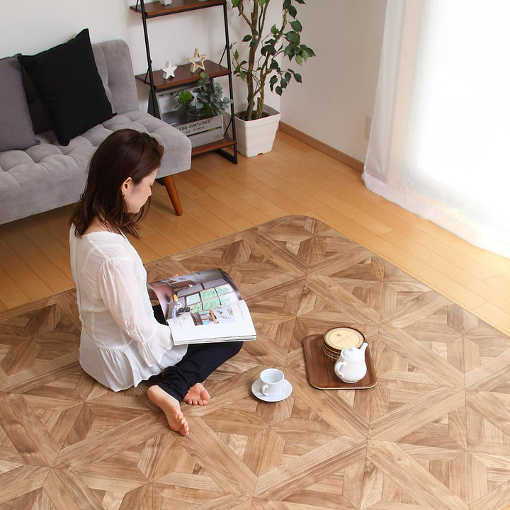 ラグ182×260cmラグマットパーケット既製サイズ