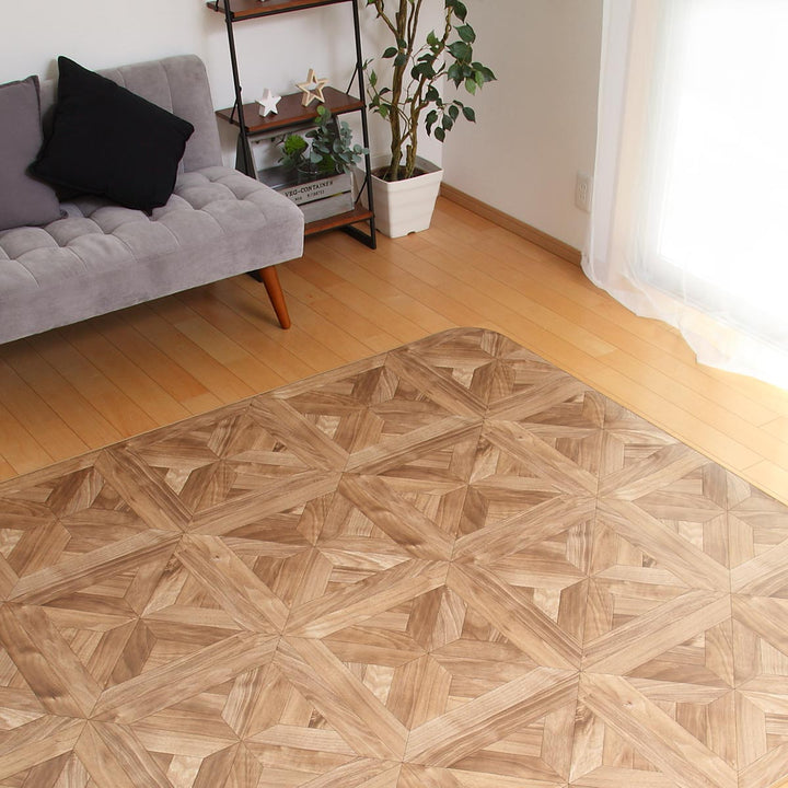 ラグ182×260cmラグマットパーケット既製サイズ