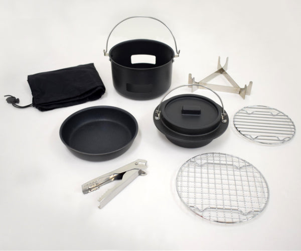 本日限り！ソロキャンプ調理器具セット アウトドア 調理器具セット 8点 ソロキャンプ ソロック – ハウジー