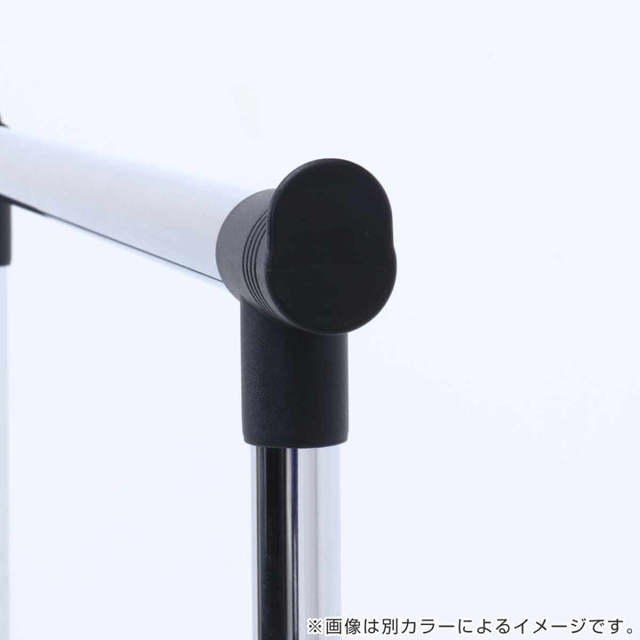 ハンガーラックパイプダブルハンガー伸縮