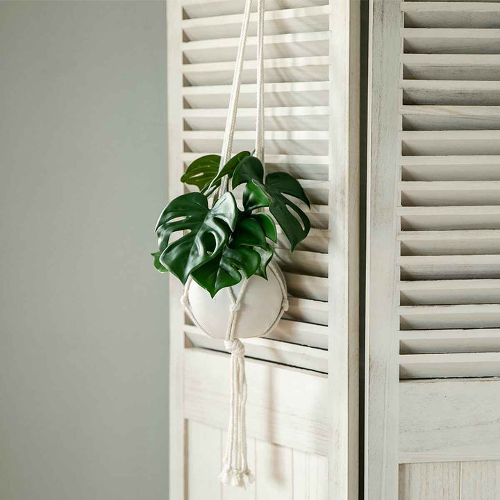 フェイクグリーンモンステラエクリアハンギング