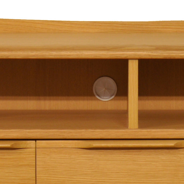 リビングボード北欧風サイドキャビネット天然木幅120cm