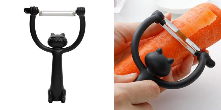 キッチンツール3点セットフェリーチェfeliceマルチスプーントングピーラーネコ猫