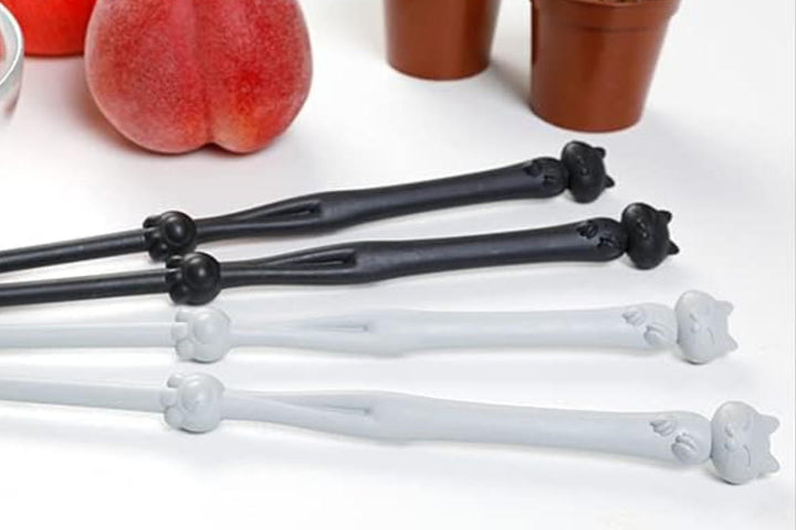 キッチンツール5点セットフェリーチェfeliceマルチスプーントングピーラーチョップスティッククリップネコ猫