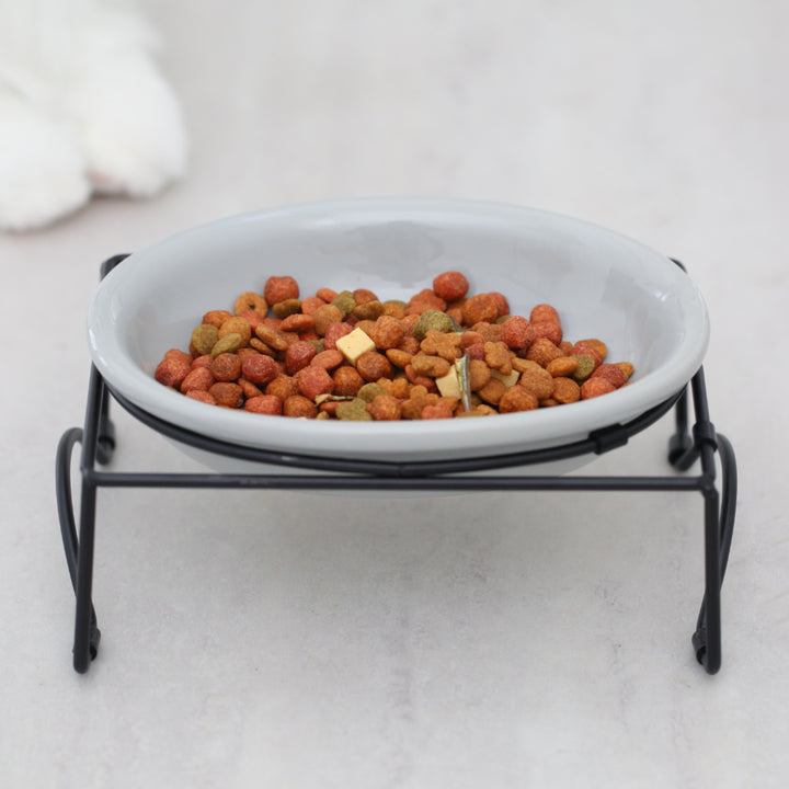 猫猫用食器ボウルシングルセットAppeTITアペティCATOVAL200mlネコオーバル食器台