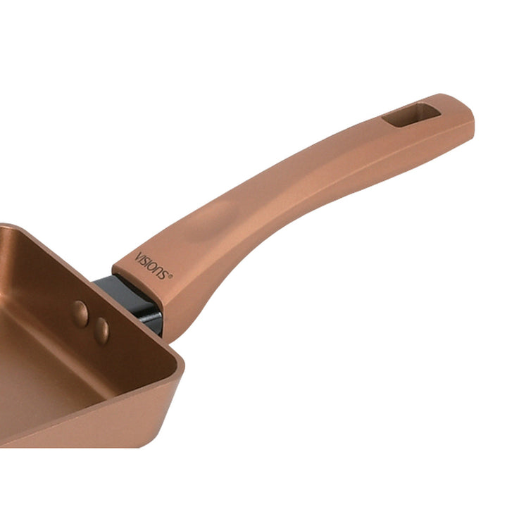 玉子焼き器13cm×18cmIH対応VISIONSGOLDCoating卵焼きフライパン