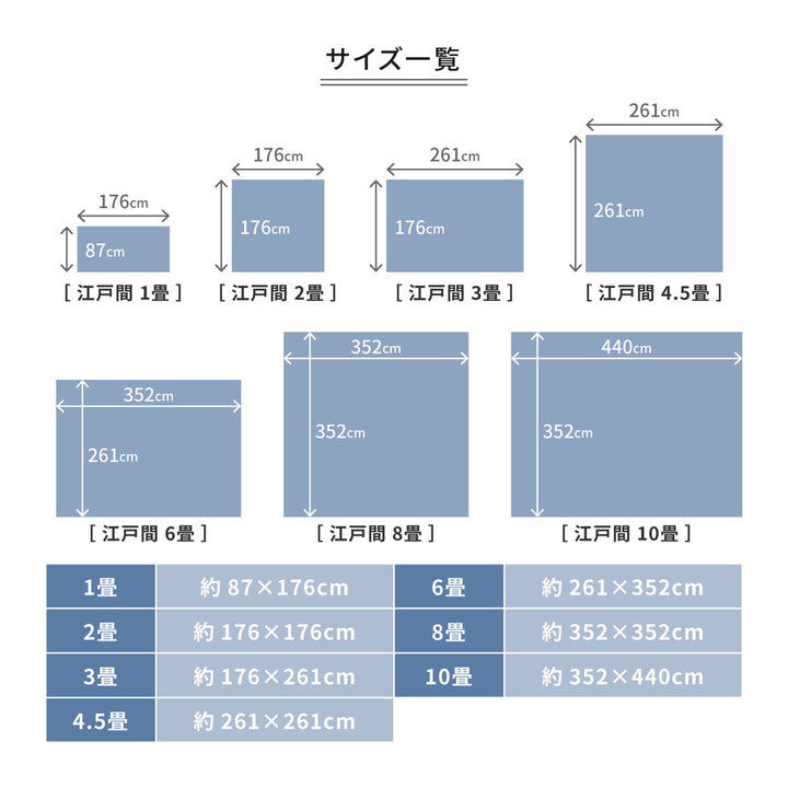 カーペットラグ江戸間3畳平織カーペットアンバー軽量