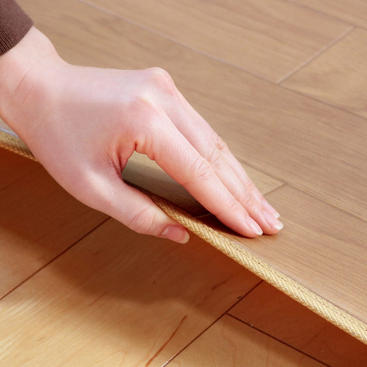 ラグ182×182cmラグマットオーク消臭タイプ既製サイズ