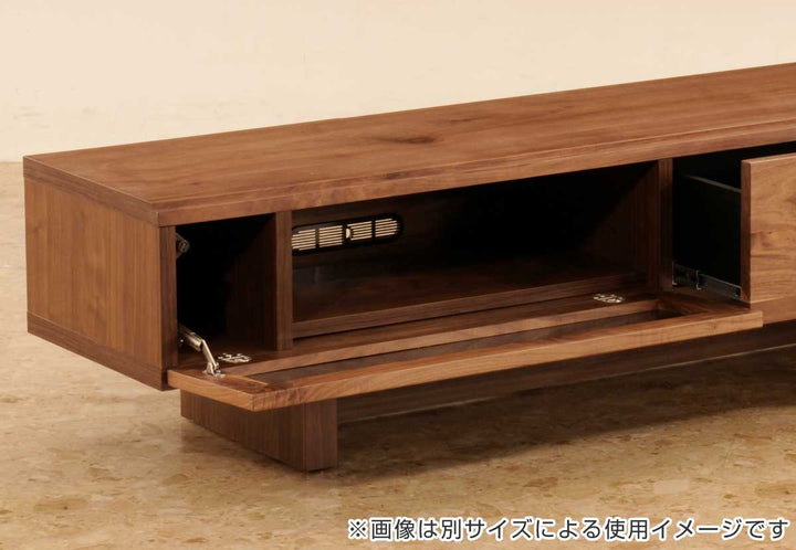 テレビ台ローボードシンプルモダンウォールナット材VENT幅180cm