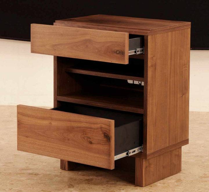 オープンキャビネット引出しシンプルモダンウォールナット材VENT幅60cm