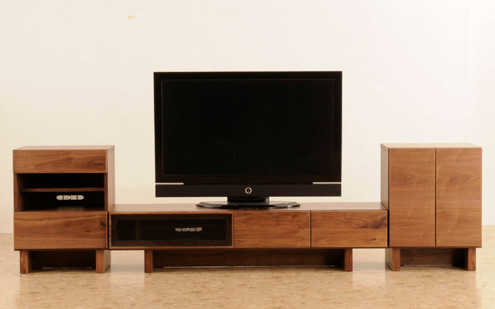 オープンキャビネット引出しシンプルモダンウォールナット材VENT幅60cm