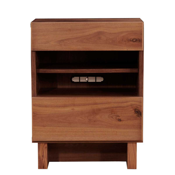 オープンキャビネット引出しシンプルモダンウォールナット材VENT幅60cm