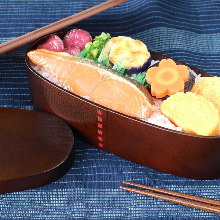 弁当箱曲げわっぱ抗菌1段600mlスリムBENTO