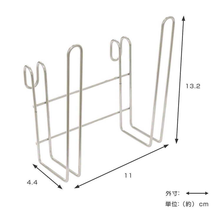 シンク上収納レグスタシンク奥スタンド62～90cm伸縮4点セットステンレス