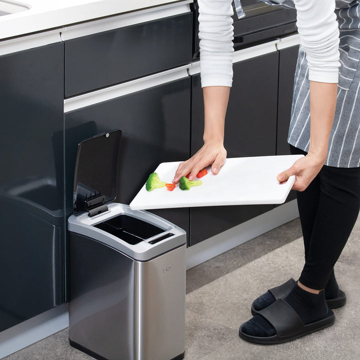 EKOゴミ箱8Lアリュールセンサービンステンレス