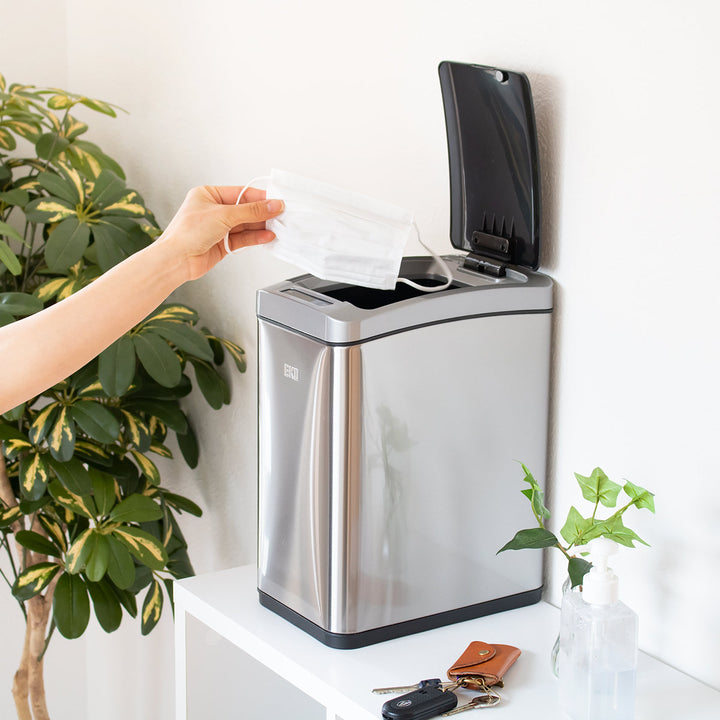 EKOゴミ箱8Lアリュールセンサービンステンレス
