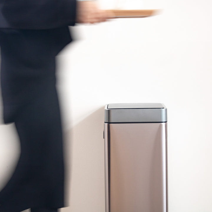 EKOゴミ箱30Lミラージュスリムセンサービンステンレスセンサー式