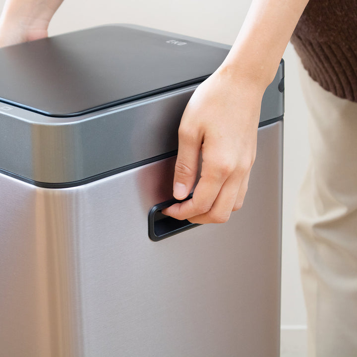 EKOゴミ箱30Lミラージュスリムセンサービンステンレスセンサー式