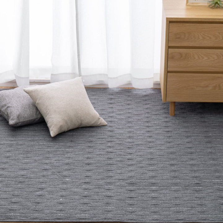 カーペットラグ江戸間8畳平織カーペットメテオ抗菌防臭カット可