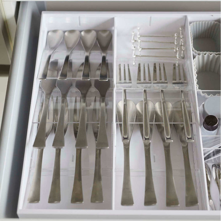 tower立体横伸縮カトラリーケース