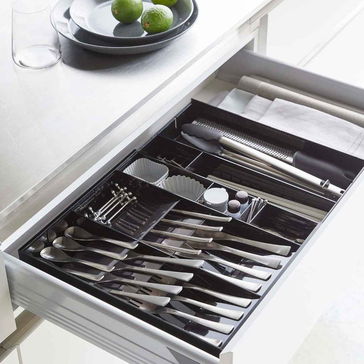 tower立体横伸縮カトラリーケース