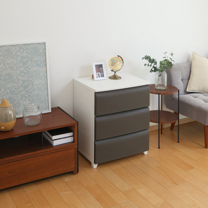 チェスト3段幅54cmノーデュスワイドプラスチック