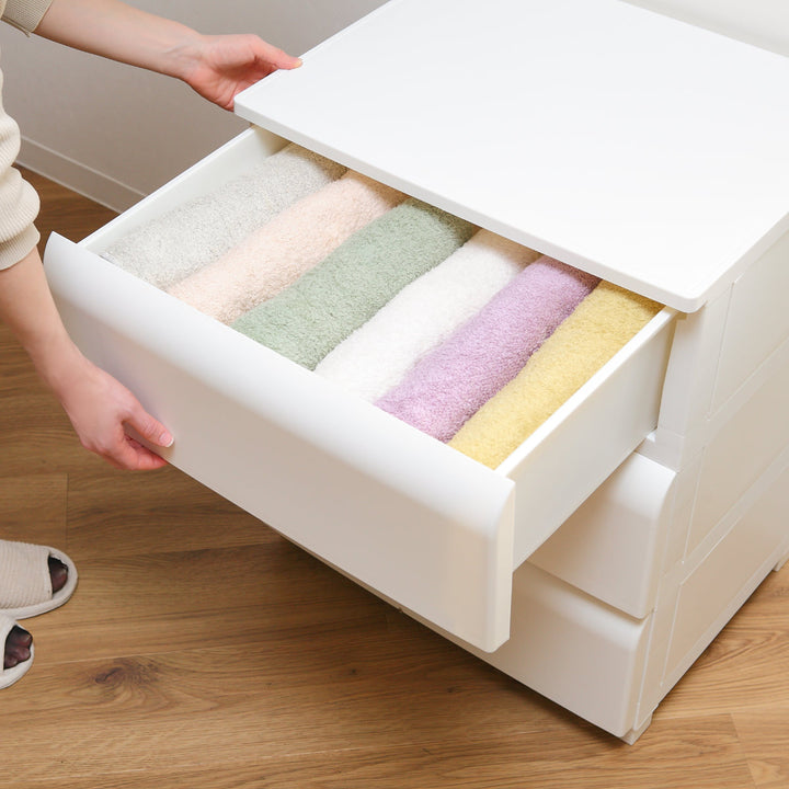 チェスト3段幅54cmノーデュスワイドプラスチック