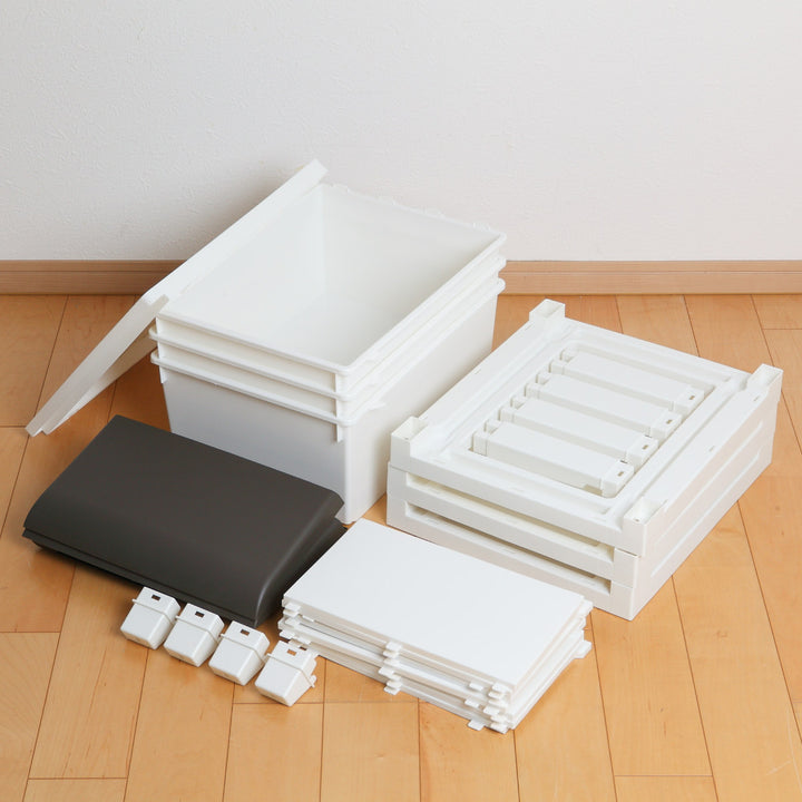 チェスト3段幅54cmノーデュスワイドプラスチック