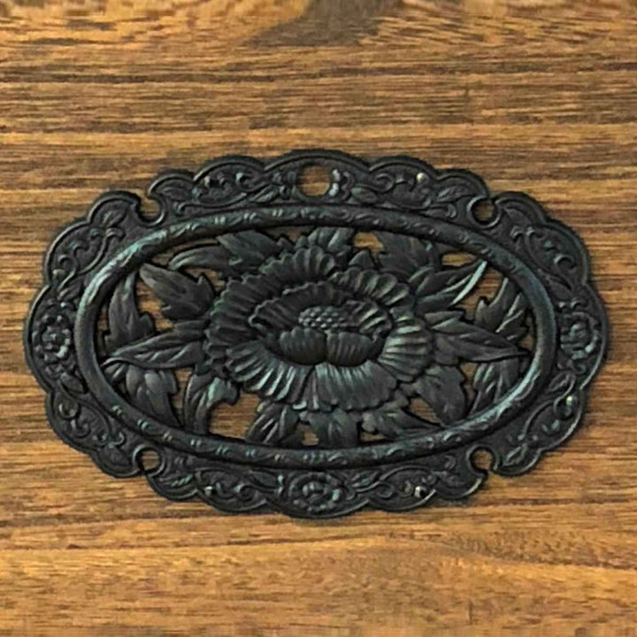 総桐民芸たんす幅75cm4段焼桐調オイル仕上げ