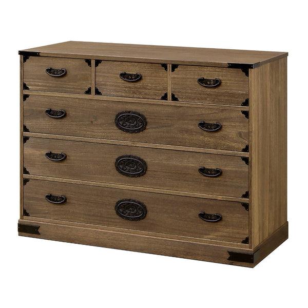 総桐民芸たんす幅100cm4段焼桐調オイル仕上げ