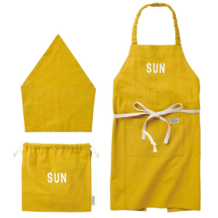 エプロンキッズ3点セットノートLhabitue