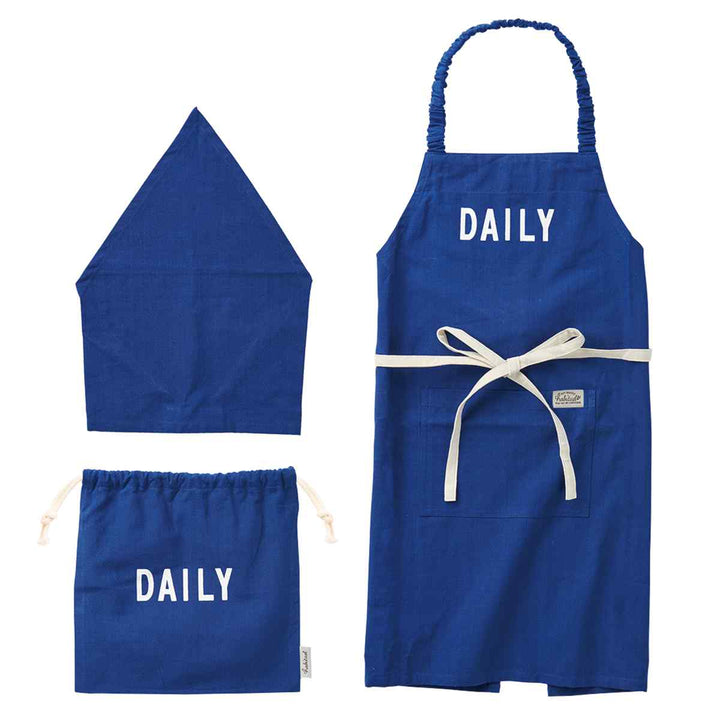 エプロンキッズ3点セットノートLhabitue