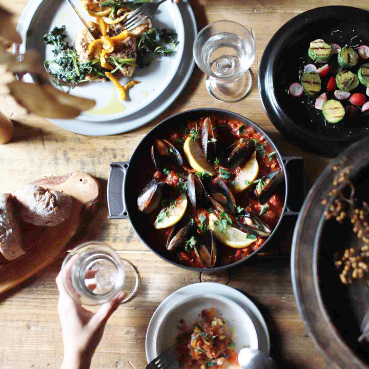 両手鍋23cmIH対応ovject鋳物ホーロー両手鍋日本製