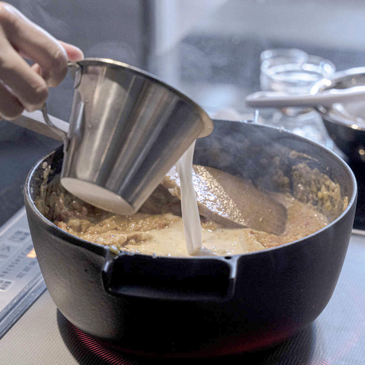 両手鍋23cm深型IH対応ovject鋳物ホーロー両手鍋日本製