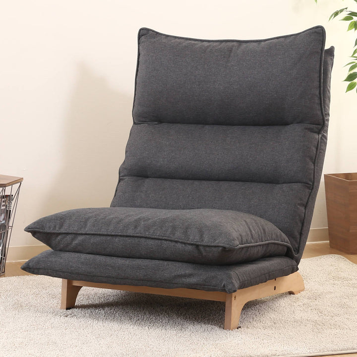 ソファリクライニング一人掛け幅70cmクッション