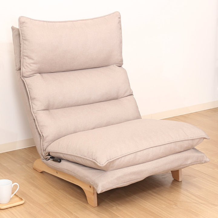 ソファリクライニング一人掛け幅70cmクッション