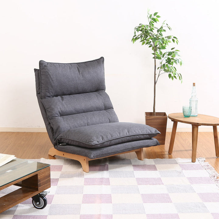 ソファリクライニング一人掛け幅70cmクッション