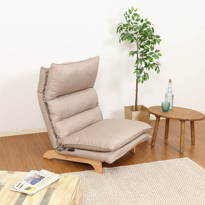 ソファリクライニング一人掛け幅70cmクッション