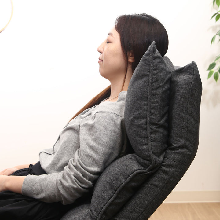 ソファリクライニング一人掛け幅70cmクッション