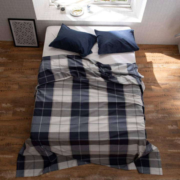 マルチカバーFabtheHomeS150×210cmアクロス綿100％チェック柄