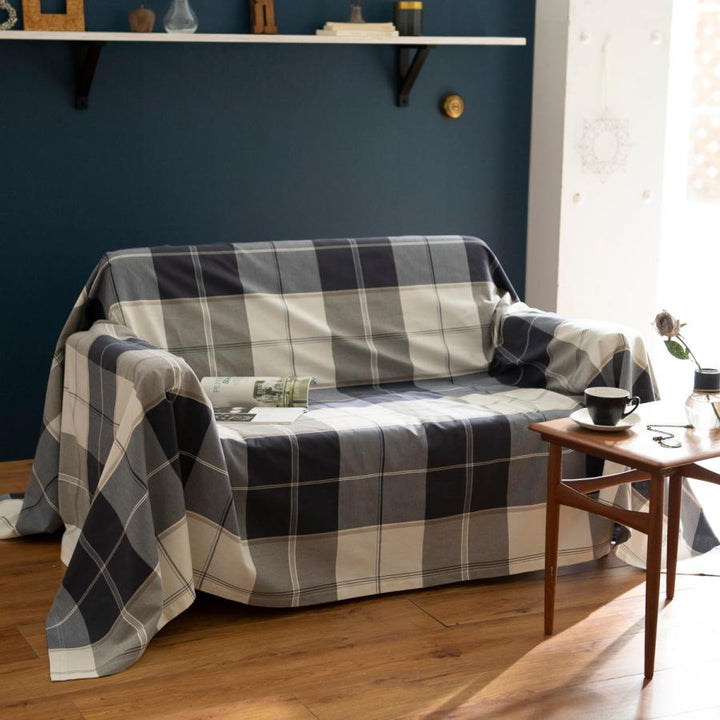 マルチカバーFabtheHomeM210×210cmアクロス綿100％チェック柄