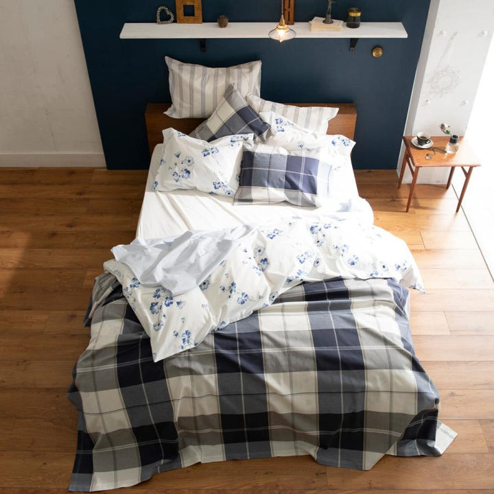 マルチカバーFabtheHomeL210×270cmアクロス綿100％チェック柄