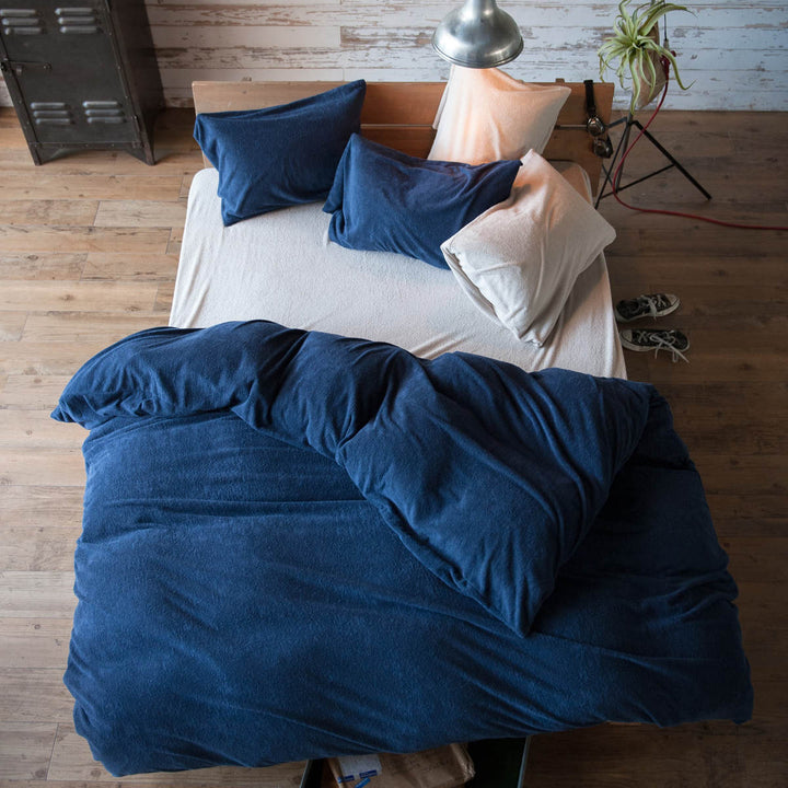 掛け布団カバーダブルタオル地無地エアリーパイルFabtheHome