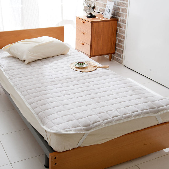 敷パッドシングルエアリーパイルパイル地FabtheHome