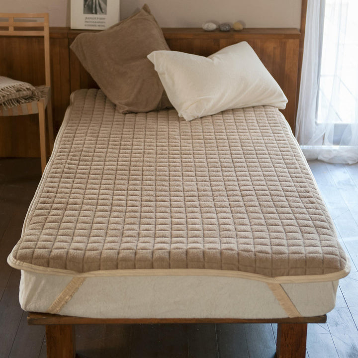 敷パッドシングルエアリーパイルパイル地FabtheHome