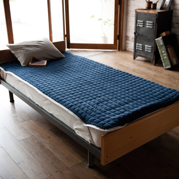 敷パッドシングルエアリーパイルパイル地FabtheHome